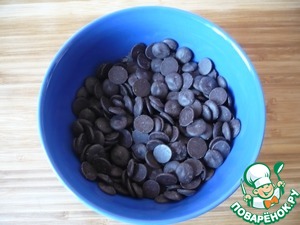 Шоколадный торт "Новогодний" на сковороде Шоколадный торт "Новогодний" на сковороде