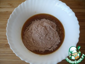 Шоколадный торт "Новогодний" на сковороде Шоколадный торт "Новогодний" на сковороде