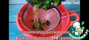 Шпинатный рулет с семгой