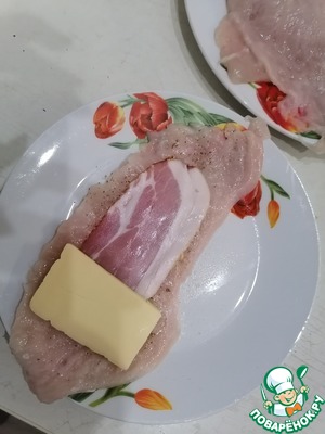 Сочные куриные рулетики в необычной панировке