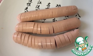 Сосиски с горчицей и стручковой фасолью Сосиски с горчицей и стручковой фасолью