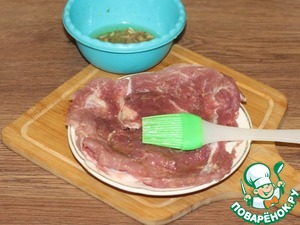 Свиная лопатка со стручковой фасолью Свиная лопатка со стручковой фасолью