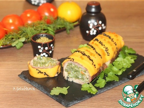 Свиная лопатка со стручковой фасолью Свиная лопатка со стручковой фасолью