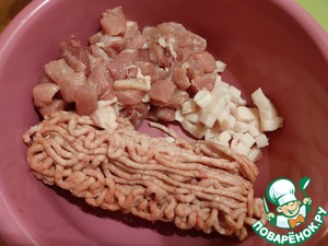 Свиная ветчина с салом в ветчиннице