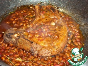 Свинина с гранатом и розмарином