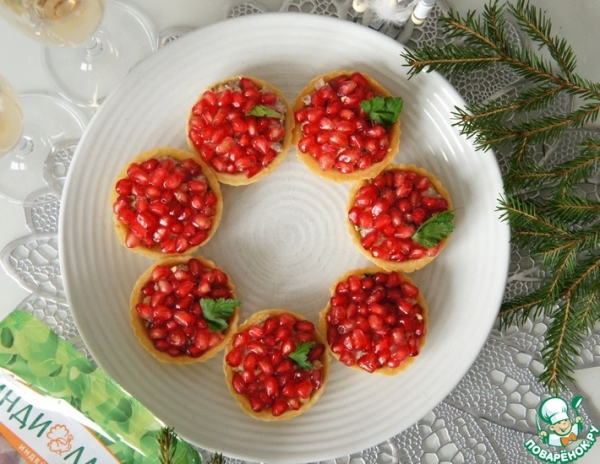 Тарталетки Гранатовый браслет