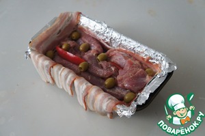 Террин из индейки с розовым перцем