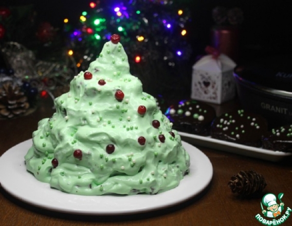 Торт без духовки "Новогодний" Торт без духовки "Новогодний"