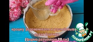 Торт без выпечки с яблоками