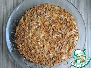 Торт "Медовик" с кокосовым кремом