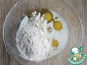 Торт "Медовик" с кокосовым кремом