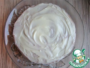 Торт "Медовик" с кокосовым кремом