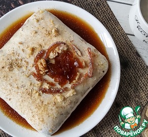 Творожный десерт с финиками и бананом Творожный десерт с финиками и бананом