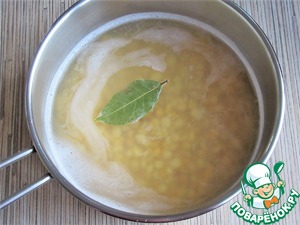 Тыквенное рагу с горохом и грибами