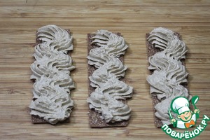 Закуска на хлебцах "Грибная" Закуска на хлебцах "Грибная"