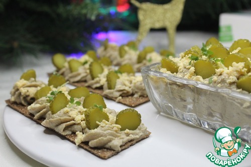 Закуска на хлебцах "Грибная" Закуска на хлебцах "Грибная"