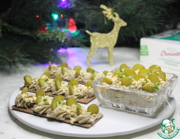 Закуска на хлебцах "Грибная" Закуска на хлебцах "Грибная"