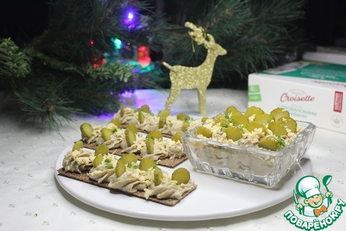 Закуска на хлебцах "Грибная" Закуска на хлебцах "Грибная"