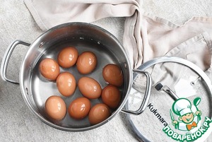 Закуска на яйцах "Аметистовые кольца" Закуска на яйцах "Аметистовые кольца"