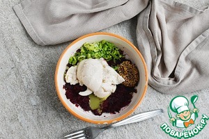 Закуска на яйцах "Аметистовые кольца" Закуска на яйцах "Аметистовые кольца"