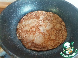 Закусочные печёночные блинчики с грибами Закусочные печёночные блинчики с грибами