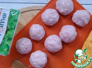 Запечённые тефтели " Веснушки для индюшки"