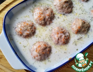 Запечённые тефтели " Веснушки для индюшки"