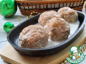 Запечённые тефтели " Веснушки для индюшки"