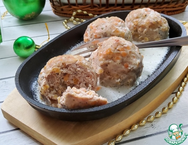 Запечённые тефтели " Веснушки для индюшки"