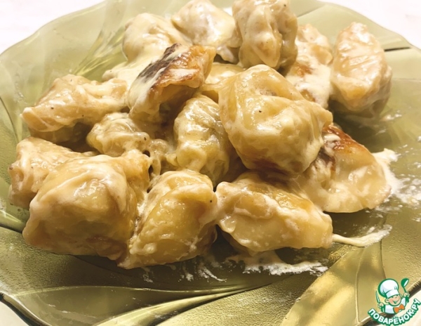 Жареные пельмени Жареные пельмени