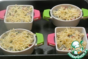 Жюльен со шпинатом Жюльен со шпинатом