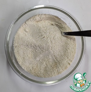 Миндальный пирог с базиликом