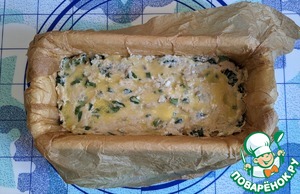 Хлеб с сыром фета и черемшой Хлеб с сыром фета и черемшой