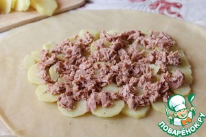 Галета с картофелем и рыбой