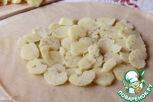 Галета с картофелем и рыбой