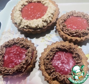 Корзиночки из гречневой муки с кремом Корзиночки из гречневой муки с кремом