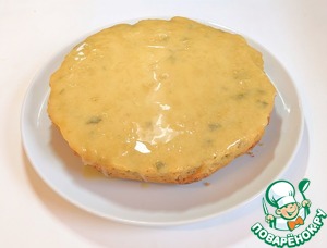 Миндальный пирог с базиликом