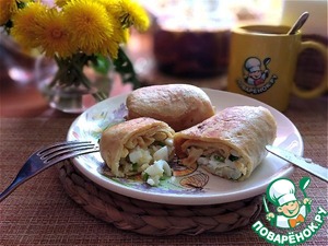 Фаршированные блины "как пирожки"