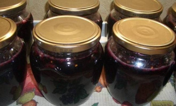 Варенье из замороженной черники через мясорубку