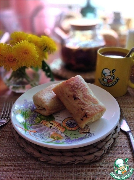 Фаршированные блины "как пирожки"