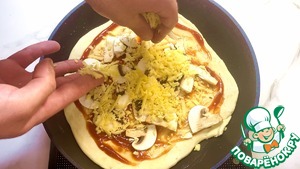 Пицца на сковороде Пицца на сковороде