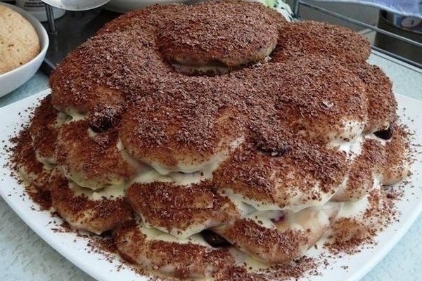 Домашний торт &laquo;Черепаха&raquo; со сметанным кремом