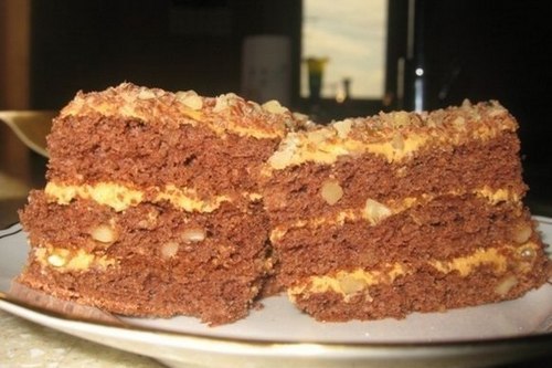 Торт «Золотой ключик» со сгущенным молоком Торт «Золотой ключик» со сгущенным молоком