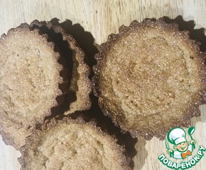 Корзиночки из гречневой муки с кремом Корзиночки из гречневой муки с кремом