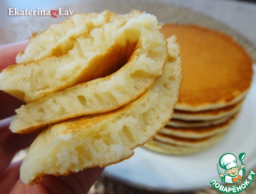 Панкейки на кефире