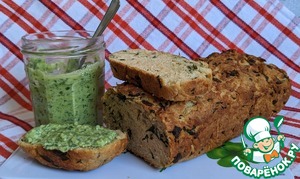 Хлеб с сыром фета и черемшой Хлеб с сыром фета и черемшой