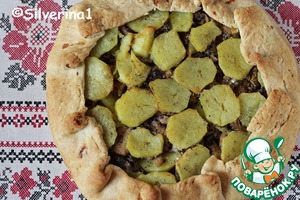 Галета с картофелем и рыбой