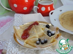 Заварные блинчики на ряженке Заварные блинчики на ряженке