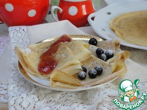Заварные блинчики на ряженке Заварные блинчики на ряженке
