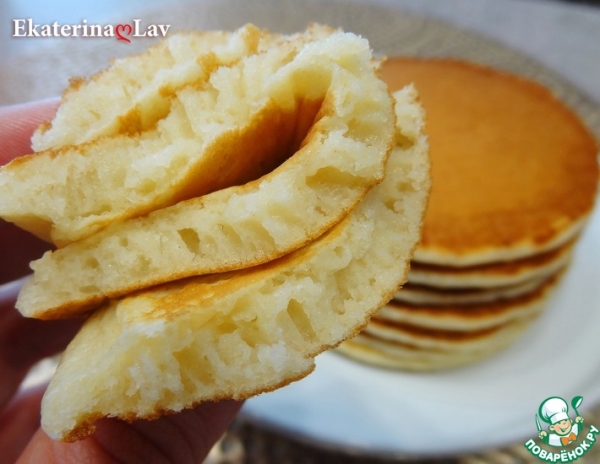 Панкейки на кефире